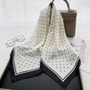 Scarf with print for women Scarf like silk Shawl 70x70cm
