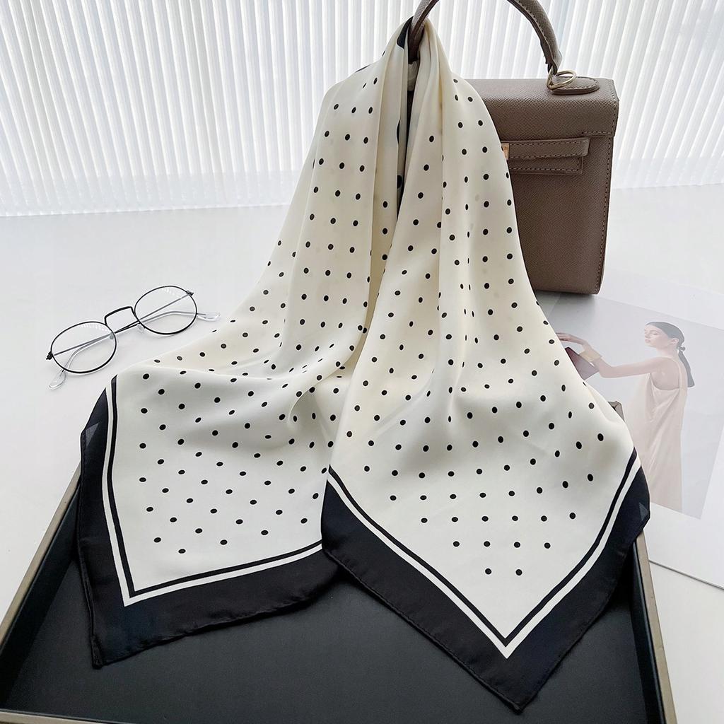Scarf with print for women Scarf like silk Shawl 70x70cm