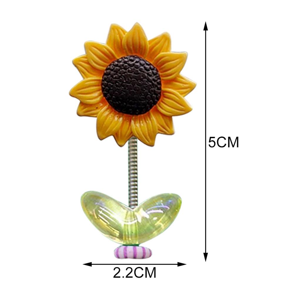 Sunflower Car Dashboard Decorations Cute Bobblehead Sunflower Car Dashboard Decor For Dashboard