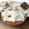 Printed Tshirts For Children Summer Clothing Simple Fashion Short Sleeve Tees Tops Round Collar Loose Casuak Kids T Shirts