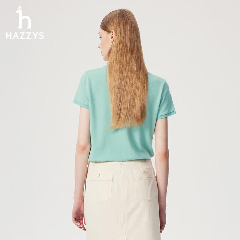 HAZZYS Women's Summer Solid Casual Polo Shirt