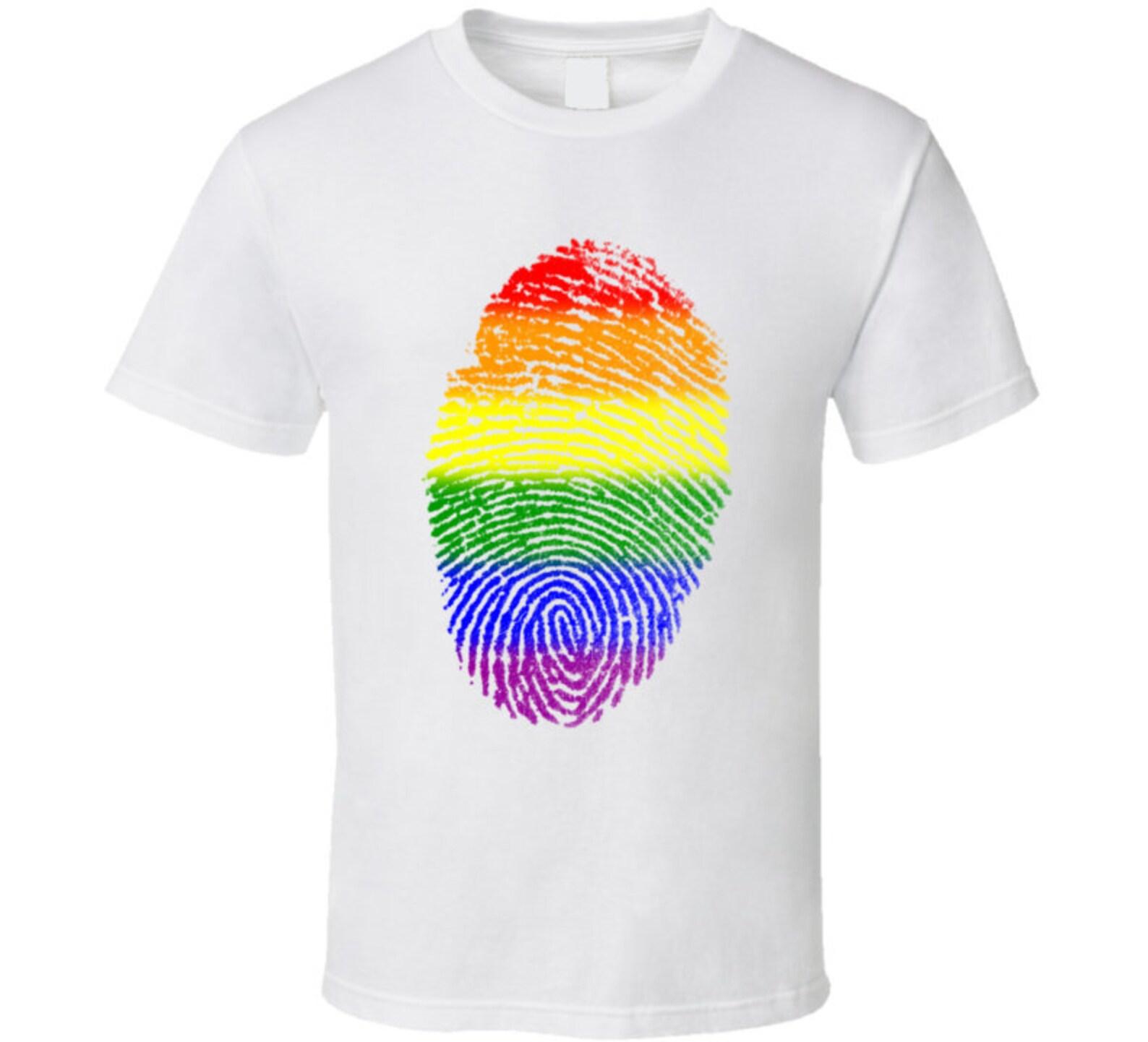 Pride Fingerprint T Shirt S