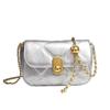 Bags, women's messenger bags, fashionable and versatile trendy small square bags, design sense niche chain bags.