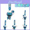Durable Pvc Keychain W/ Lilo Stitch Cupid Figure Xmas Gift