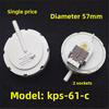 Pressure mechanical sensor switch for fully automatic washing machine to control electronic water level sensor