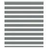 VidaXL Store Zèbre Gris Foncé Largeur Du Tissu 125,9 Cm Polyester, Store Enrouleur Zébré, Store Zébré Pour Fenêtre, Store 4014111