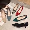 Fashion Camel White/Red Pumps Woman Kitten Low Heels Princess Shoes Ladies Office Dress Fly Weave Brides Wedding Shoes Luxury Tacones