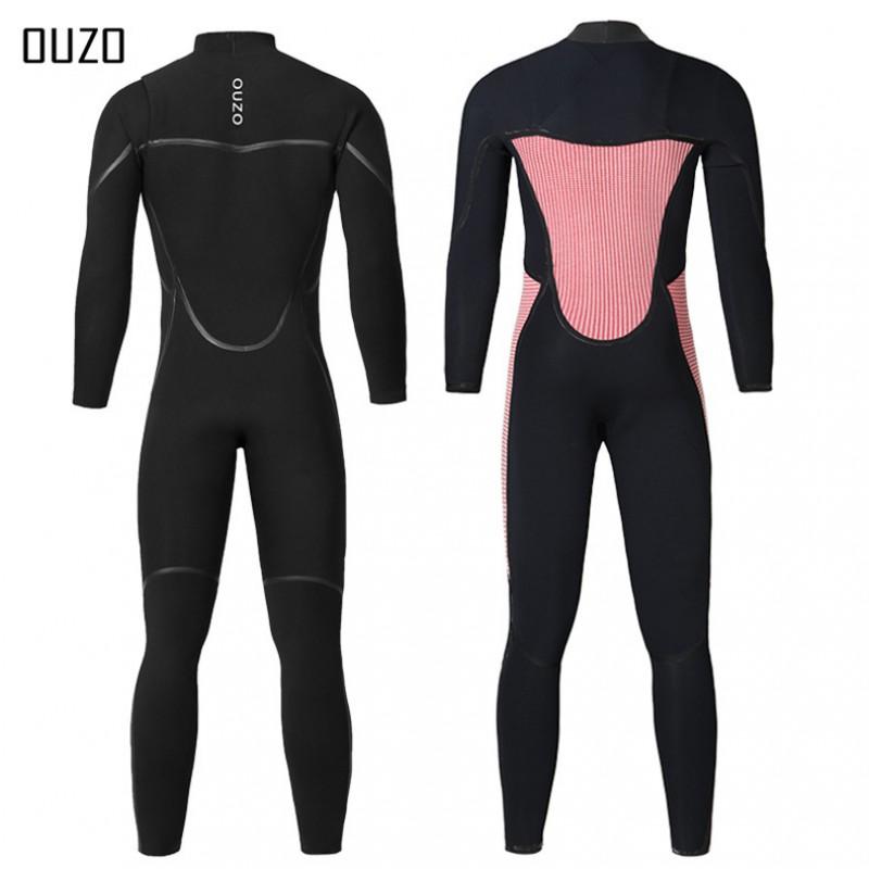 Mens 4/3mm Full Wetsuit Surfing Diving Swimming Warmth Stretch Neoprene Rash Guard