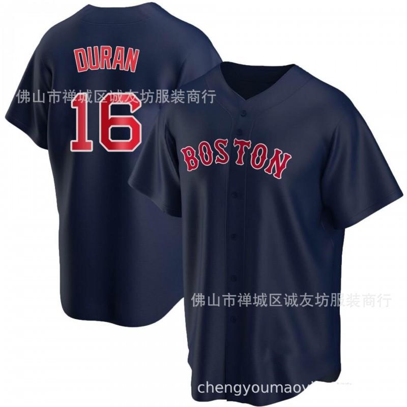 Boston Red Sox 16 Fan Baseball Jersey Unisex Sport Top Lightweight Cotton Blend Tee Men