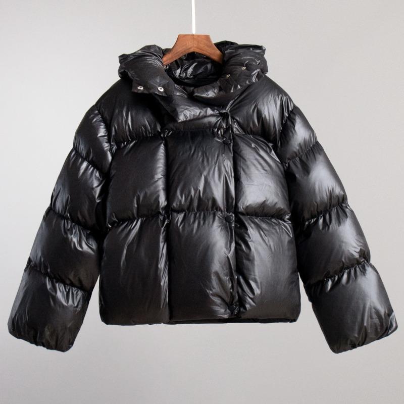 Winter Warme Baumwoll-Pufferjacken Damen Locker Parkas Mantel Vintage Brotjacke Oberbekleidung Büro Damen Gesteppte Kleidung