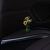 Auto Innendekoration Mini Sonnenblumen Vase Auto Center Konsole Rückspiegel Ornament Für SUV Zubehör Frau Geschenke