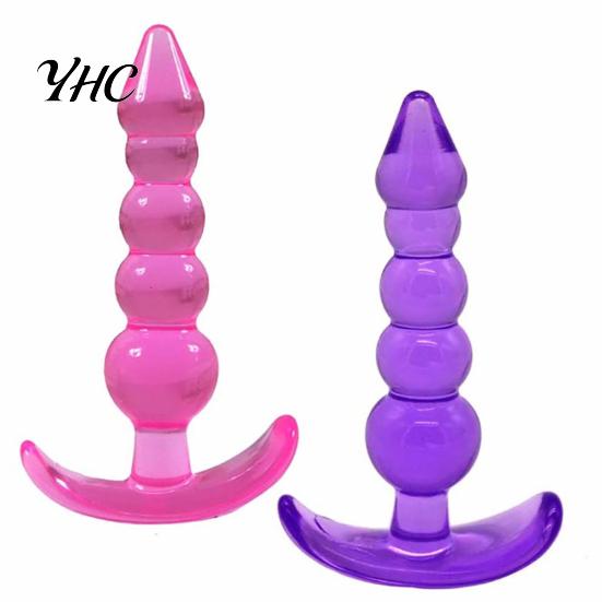 נשים גברים סיליקון אורגזמה אנאלי חרוזים כדורי Butt Plug טבעת לשחק צעצוע מין למבוגרים