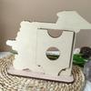 1 Set Picture Frame DIY Wooden Graduation Picture Display Frame Vintage Rustic Graduation Photo Frame For Desktop Decoration