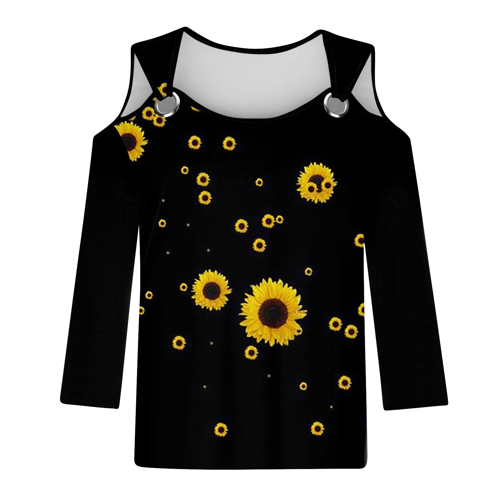 Женская повседневная рубашка-блузка с v-образным вырезом и принтом — фото 4