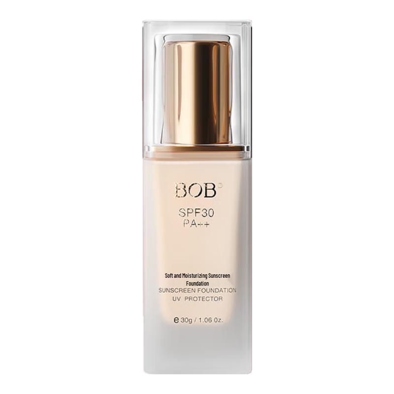 BOB Sunscreen Foundation Liquid 30g - Concealer & Brightening