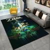 Classic Game Z-Zelda Cartoon Link Carpet Rug for Playroom Bedroom Living Room Sofa Home Decor,kid Area Rug Non-slip Floor Mat