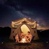 Camping Tent, 4 Person Pop Up Instant Cabin Tent with Large Mesh Windows, 60 Seconds Easy Setup, Portable Cabin Hub Tents with Carry Bag for Family