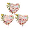 Gradient Flower Balloons for Mother's Day, Aluminum Foil Balloons, Suitable for Mother's Day, Holiday-Themed Parties, Indoor and Outdoor Decorat  