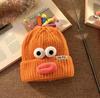 Style Versatile Hat Cute And Funny Big Mouth Womens Warm Hatscaps Knitted