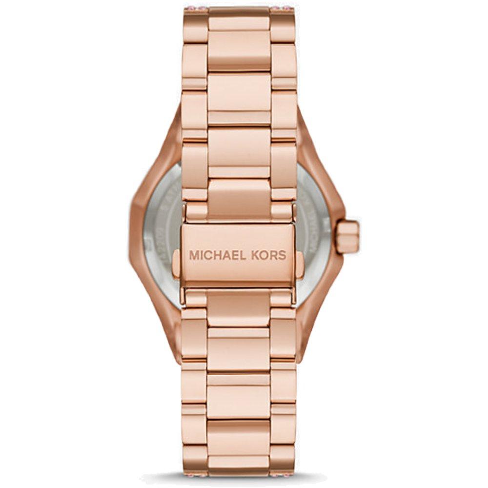 Michael Kors MK7343 Pave Roségoldfarbene Damenuhr