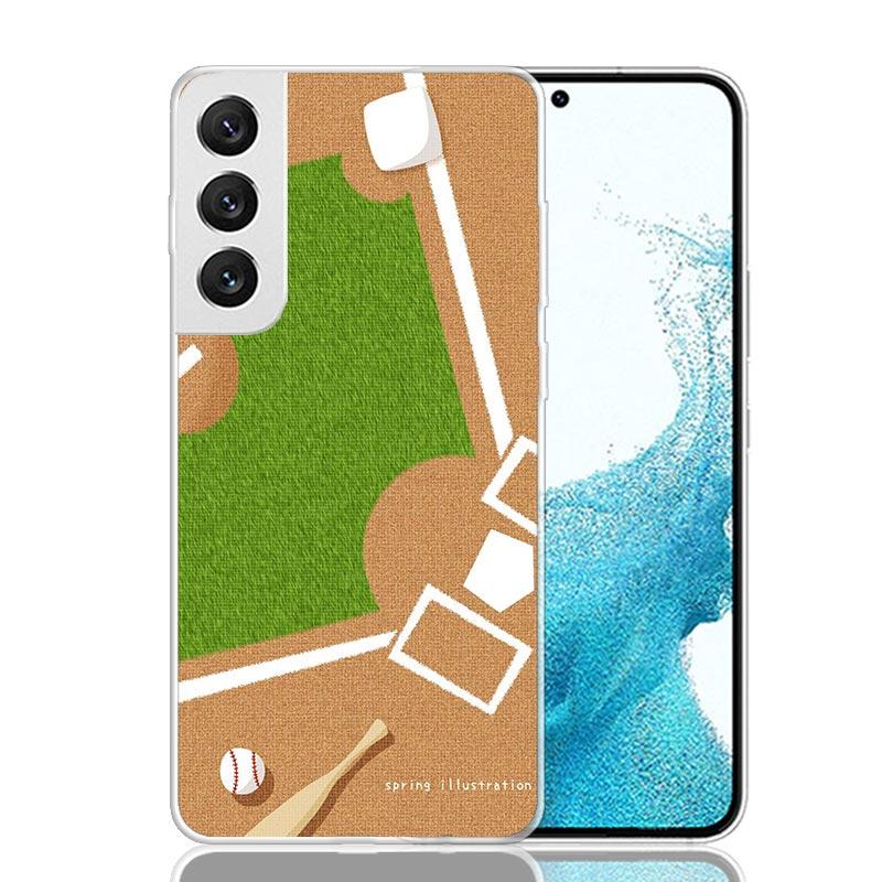 Baseball Sport Phone Case For Samsung Galaxy S26 S25 Edge S24 S23 FE S22 Ultra S21 Plus S20 + Fundas Cover Coque Galaxy S25 S24