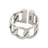 VENTFILLE 925 Sterling Silver Wide Chain Hollow Cool Open Ring Fashion Punk Geometric Trendy Party Jewelry Gifts Dropshipping