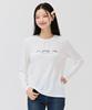 CHASECULT Women'S Lettering Basic T-Shirt-Dezg5151B01