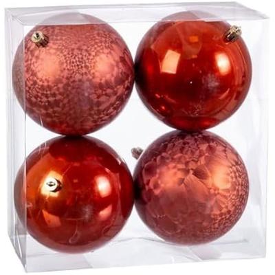 Christmas Balls - BIGBUY CHRISTMAS - Multicolor - Plastic - 4 Units - 20 X 20 X 10 Cm