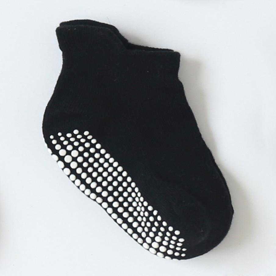 6 Pairs/lot 0 To 5 Years Anti-slip Non Skid Ankle Socks With Grips For Baby Toddler Kids Boys Girls All Seasons Cotton Socks