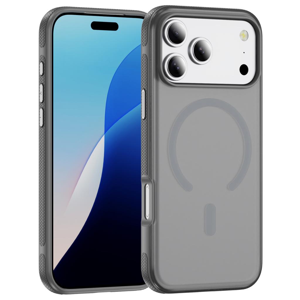 For iPhone 17 Pro Case PC+TPU Skin Touch Anti-drop Phone Cover Compatible with MagSafe