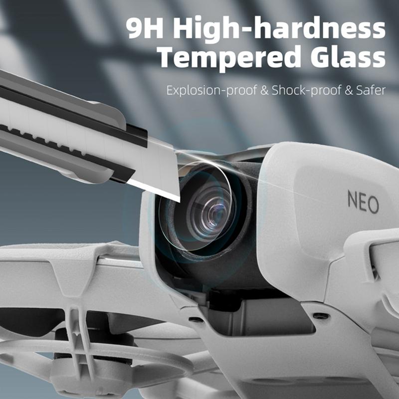 Drone Camera Lens Tempered Film for DJI Neo Tempered Glass Anti-Scratch Film Protector Film for DJI NEO Drone Accessories