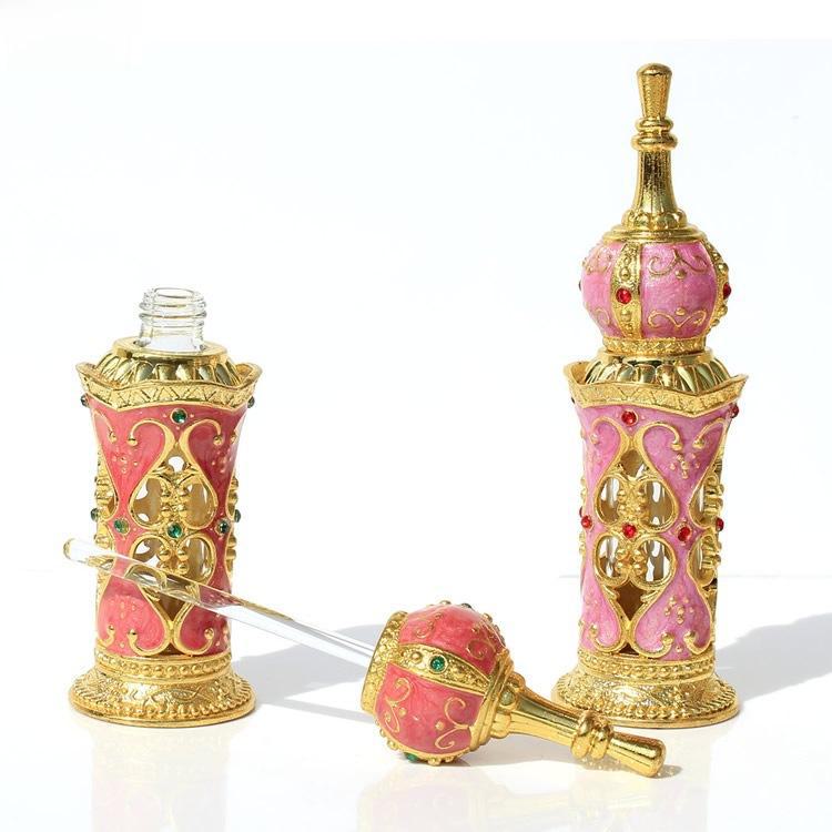 12ML Middle Eastern Arabian Fragrance Bottle - Dubai Encounter Flower Design