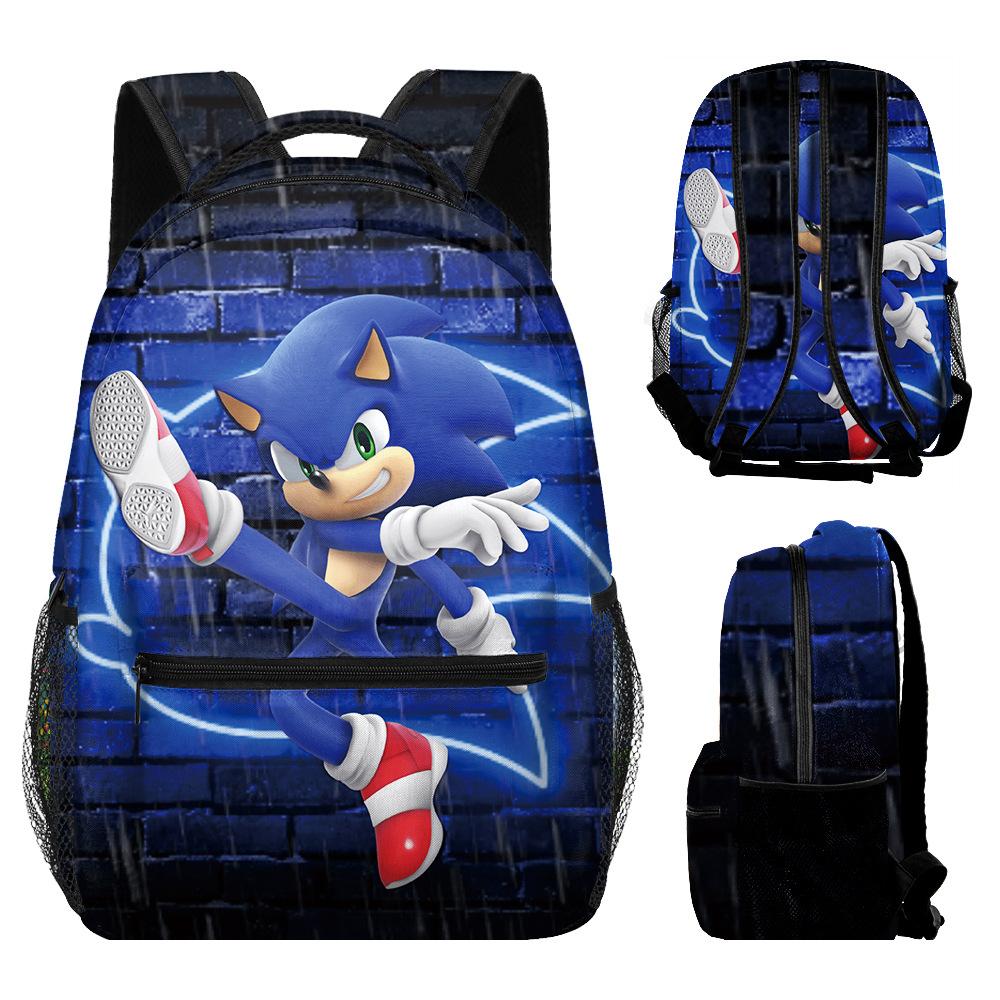 Source Backpack Sonic Primary And Secondary School School Bag Children'S Backpack Backpack Cartoon Bag