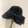 Vinyl sun hat women's summer sun protection empty top hat face cover travel cool hat foldable UV protection sun hat tide