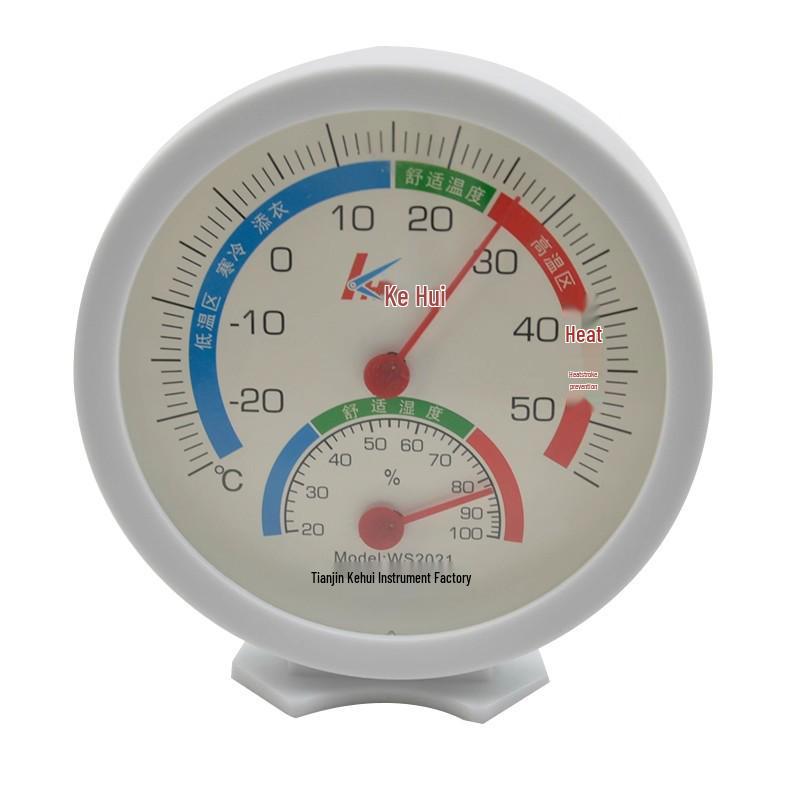 Wall-Mounted Indoor Thermometer & Hygrometer