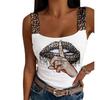 2023 Women's Sexy Lip Print Suspender Vest Tops