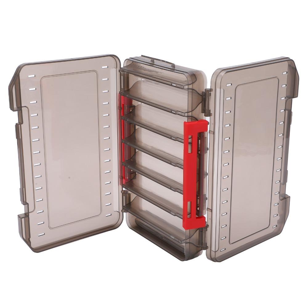 With Handle Tackle Box Double Sided Bait Storage Box Durable Lure Storage Box Freshwater Saltwater