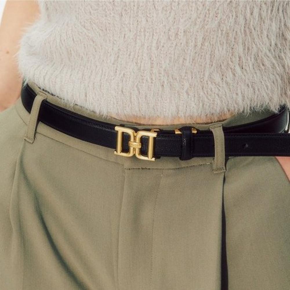 DakS Women S Leather Hook Belt Black Dbbe6f097bk Single option