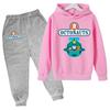 Kids Fall/Winter OCTONAUTS Clothing Sweatshirt Boys Girls Toddlers 3-12 Years Coat +trousers 2P Outdoor Sports Casual Hoodie Set