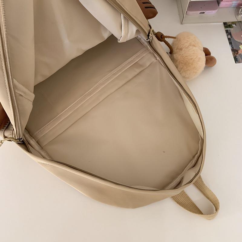 School bag girl cute junior high school student large capacity versatile backpack college student niche ugly shopping backpack