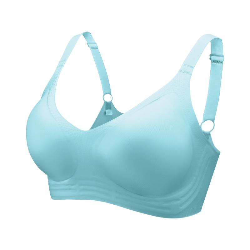 European Size Lifting Wire-free Seamless Sports Bra with Side Support