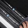 T24Car Threshold Stickers Door Sill Anti-scratch Strip Decals for Volkswagen CC Passat Jetta Beetle Tiguan Touran Sagitar Scirocco
