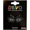 DEVO Oh Pin Glasses Badge