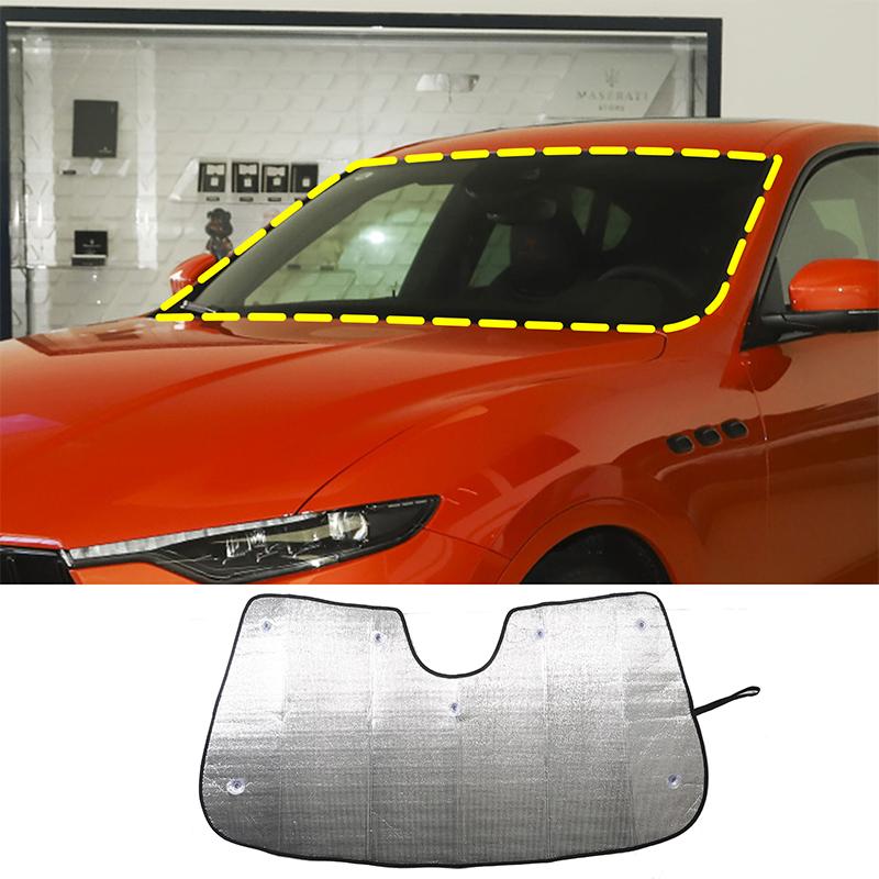 

For Maserati Levante Ghibli Quattroporte 2016- Car forward Windshield Sunshade Car Solar Protection pad Car Accessories For Levante 16-23