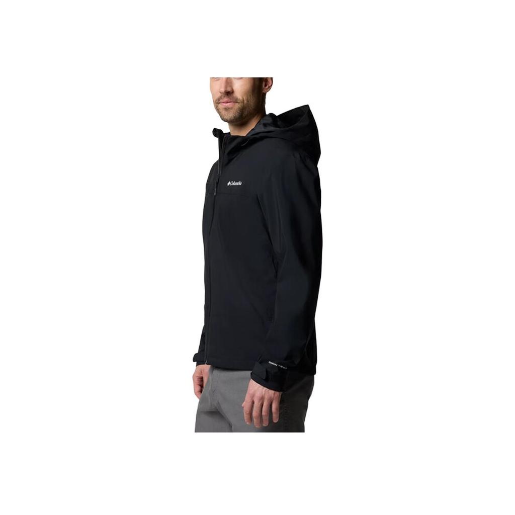 Columbia Hiking Windproof Waterproof Hooded Long Sleeve Jacket Men Jackets Black WE8748-010