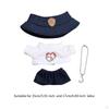 4 Items Doll Fashion Set including T-shirt, Jeans, Necklace, Hat for 5-6 inch Dolls