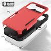 For iPhone 17 Pro Case 2 in 1 PC+TPU Shockproof Phone Cover