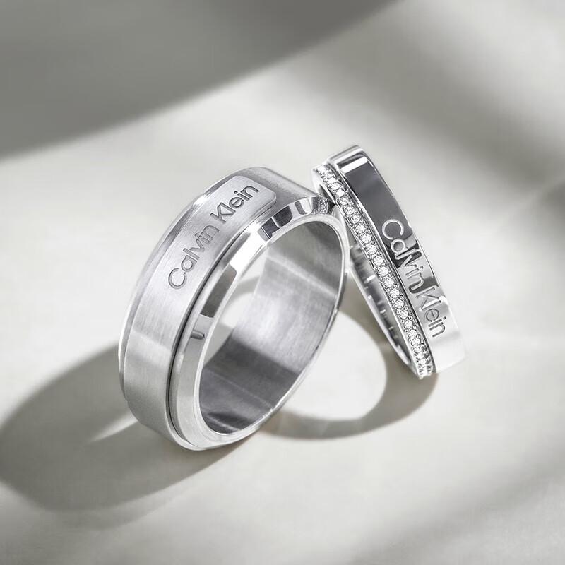 Calvin Klein Stardust Collection Couple's Ring