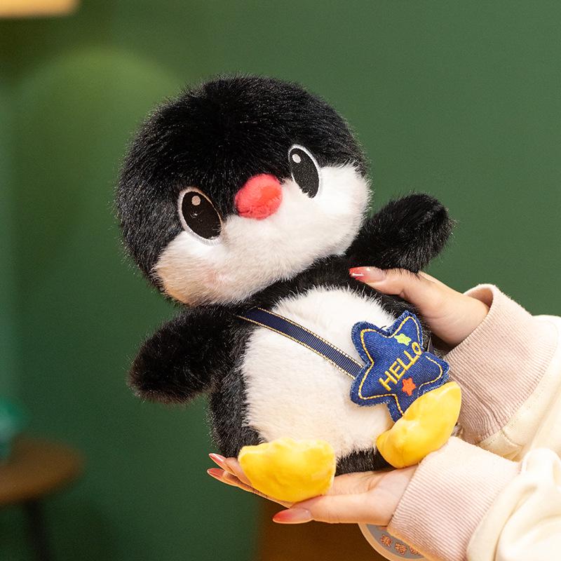 Penguin Plush Backpack Pillow – Cute Children's Sleeping Doll, Girls' Birthday Gift