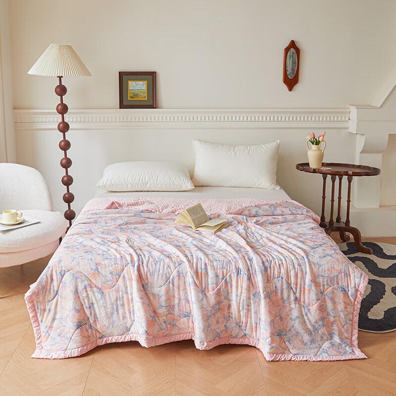 

Hongdou Cooling Silk Bean-Dot Quilt